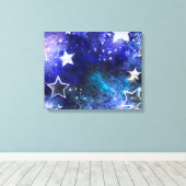 宇宙背景（星） キャンバスプリント (インサイチュ (ウッドフロア))