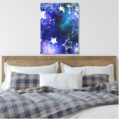 宇宙背景（星） キャンバスプリント (インサイチュ (寝室))