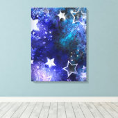 宇宙背景（星） キャンバスプリント (インサイチュ (ウッドフロア))