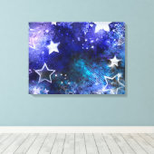 宇宙背景（星） キャンバスプリント (インサイチュ (ウッドフロア))