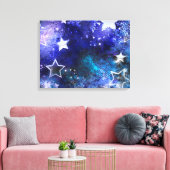 宇宙背景（星） キャンバスプリント (インサイチュ (リビング))