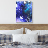 宇宙背景（星） キャンバスプリント (インサイチュ (寝室))