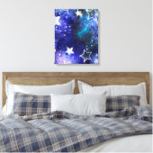 宇宙背景（星） キャンバスプリント (インサイチュ (寝室))