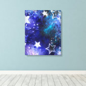 宇宙背景（星） キャンバスプリント (インサイチュ (ウッドフロア))