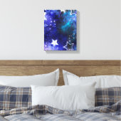 宇宙背景（星） キャンバスプリント (インサイチュ (寝室))