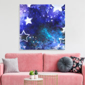 宇宙背景（星） キャンバスプリント (インサイチュ (リビング))
