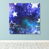 宇宙背景（星） キャンバスプリント (インサイチュ (ウッドフロア))