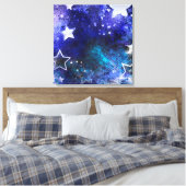 宇宙背景（星） キャンバスプリント (インサイチュ (寝室))
