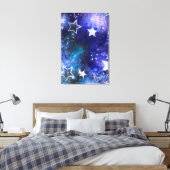 宇宙背景（星） キャンバスプリント (インサイチュ (寝室))