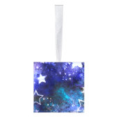 宇宙背景（星） キューブオーナメント (右)