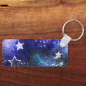 宇宙背景（星） キーホルダー (正面)
