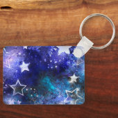 宇宙背景（星） キーホルダー (正面)
