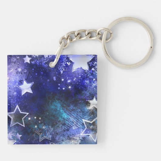 宇宙背景(星) キーホルダー (裏面)