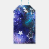 宇宙背景（星） ギフトタグ (裏面)