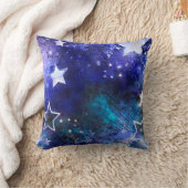 宇宙背景（星） クッション (ブランケット)
