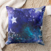 宇宙背景（星） クッション (ブランケット)