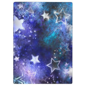 宇宙背景（星） クリップボード (裏面)