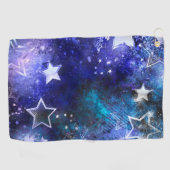 宇宙背景（星） ゴルフタオル (横)