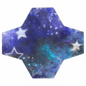 宇宙背景（星） サッカーボール (フラット)