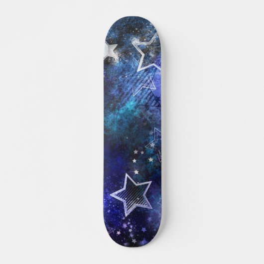 宇宙背景(星) スケートボード (正面)