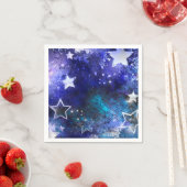 宇宙背景（星） スタンダードカクテルナプキン (インサイチュ)