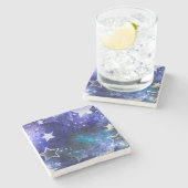 宇宙背景（星） ストーンコースター (横)