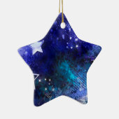宇宙背景（星） セラミックオーナメント (右)