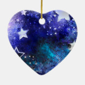 宇宙背景(星) セラミックオーナメント (裏面)