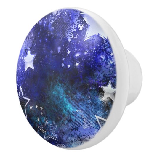宇宙背景（星） セラミックノブ (右)