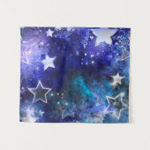 宇宙背景（星） タペストリー (正面(横))