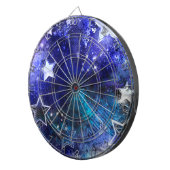 宇宙背景（星） ダーツボード (正面右)