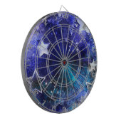 宇宙背景（星） ダーツボード (正面左)