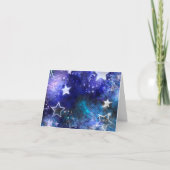 宇宙背景（星） ノートカード (正面)