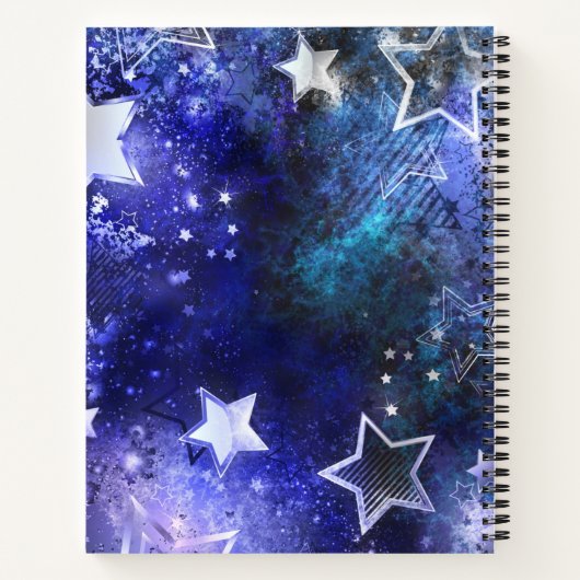 宇宙背景（星） ノートブック (裏面)