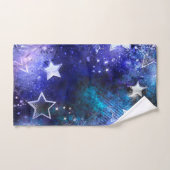 宇宙背景（星） ハンドタオル (ハンドタオル)