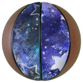 宇宙背景（星） バスケットボール (縦)