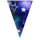 宇宙背景（星） バンティングフラッグ (第2の旗)