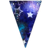 宇宙背景（星） バンティングフラッグ (第1の旗)