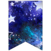 宇宙背景（星） バンティングフラッグ (第1の旗)