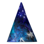 宇宙背景（星） パーティーハット (右)