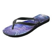 宇宙背景（星） ビーチサンダル (アングル)