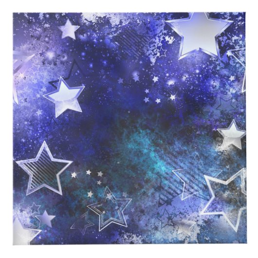 宇宙背景（星） フォトキューブ (正面)