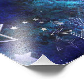 宇宙背景（星） フォトプリント            (角)