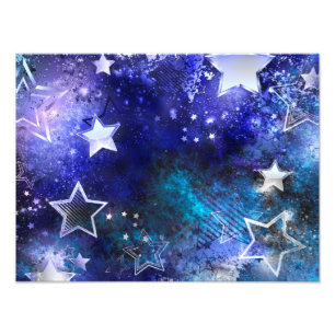 宇宙背景(星) フォトプリント