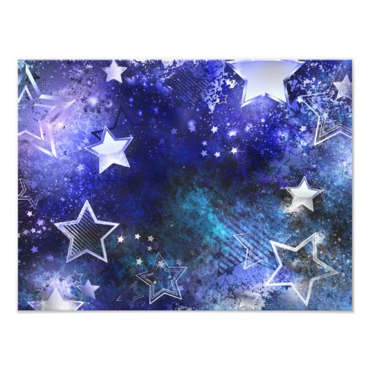 宇宙背景（星） フォトプリント            (正面)