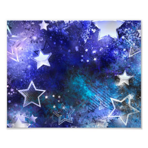 宇宙背景(星) フォトプリント