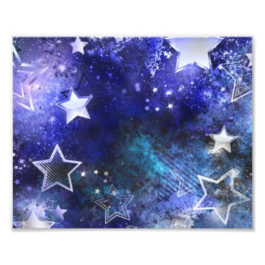 宇宙背景（星） フォトプリント            (正面)