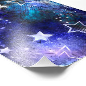 宇宙背景（星） フォトプリント            (角)