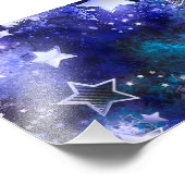 宇宙背景（星） フォトプリント            (角)