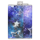 宇宙背景（星） フラスク (裏面)